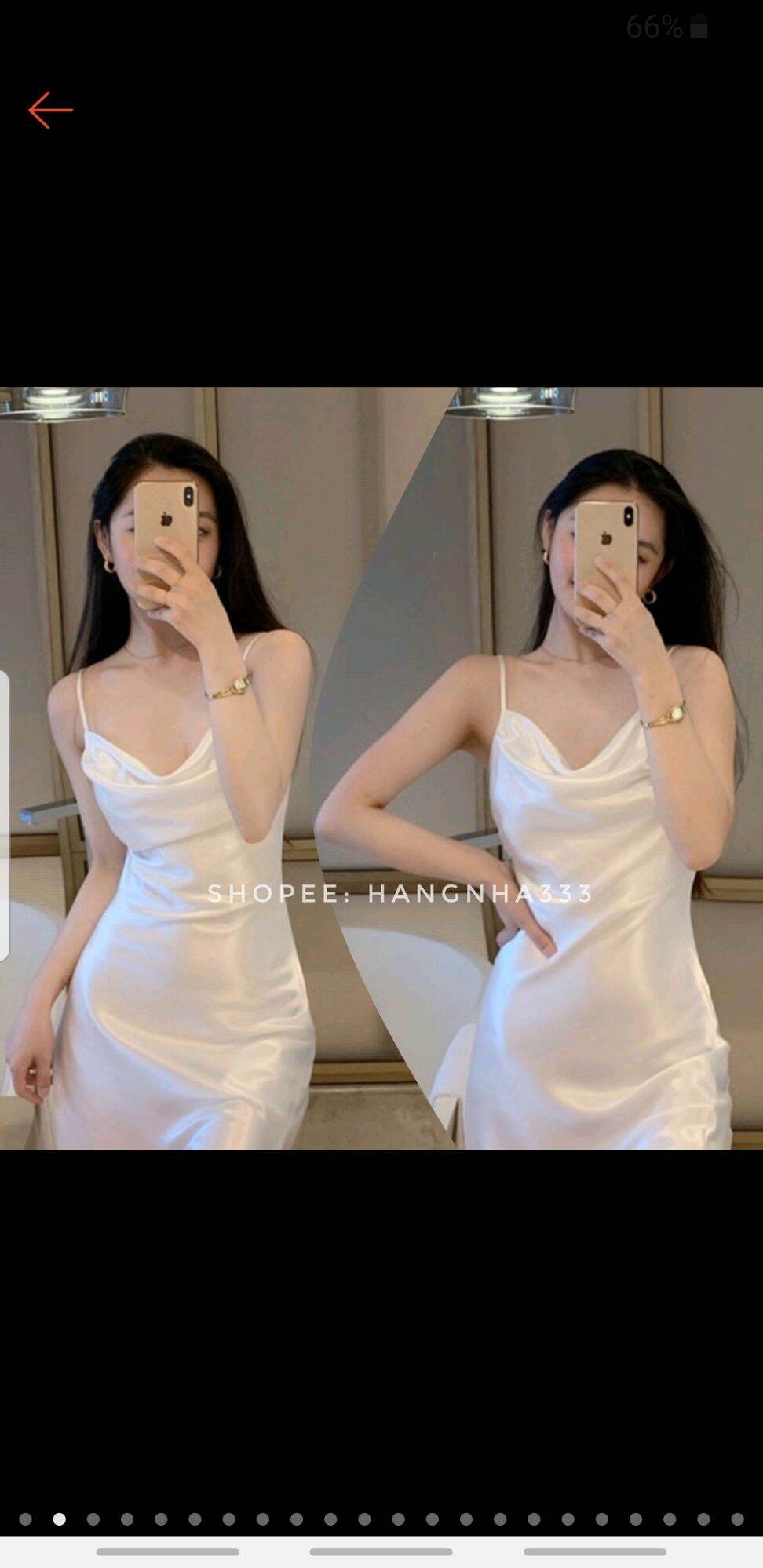 Váy lụa sexy cho chị e dạo phố