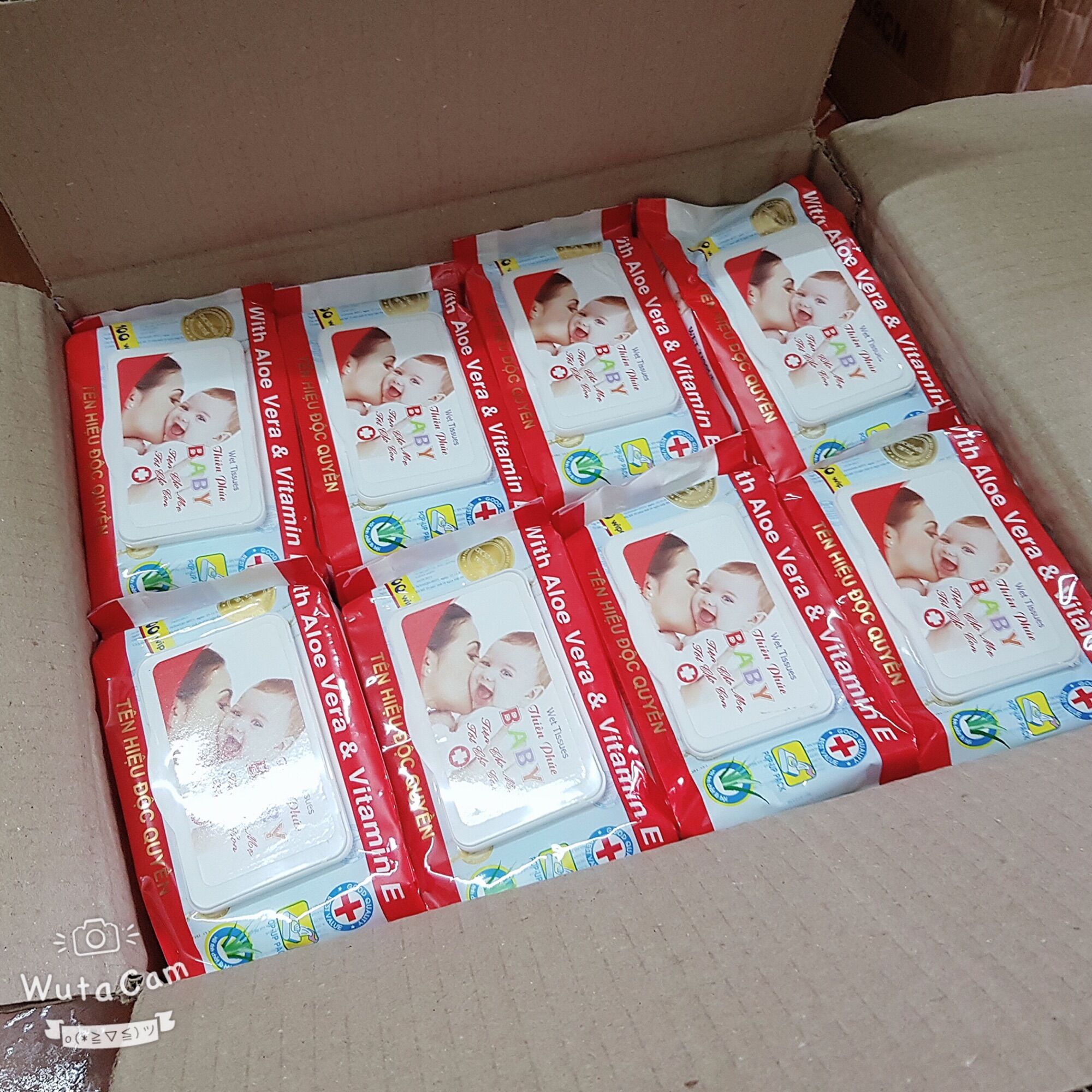 Sỉ 1 thùng khăn ướt baby thiên phúc 24 gói