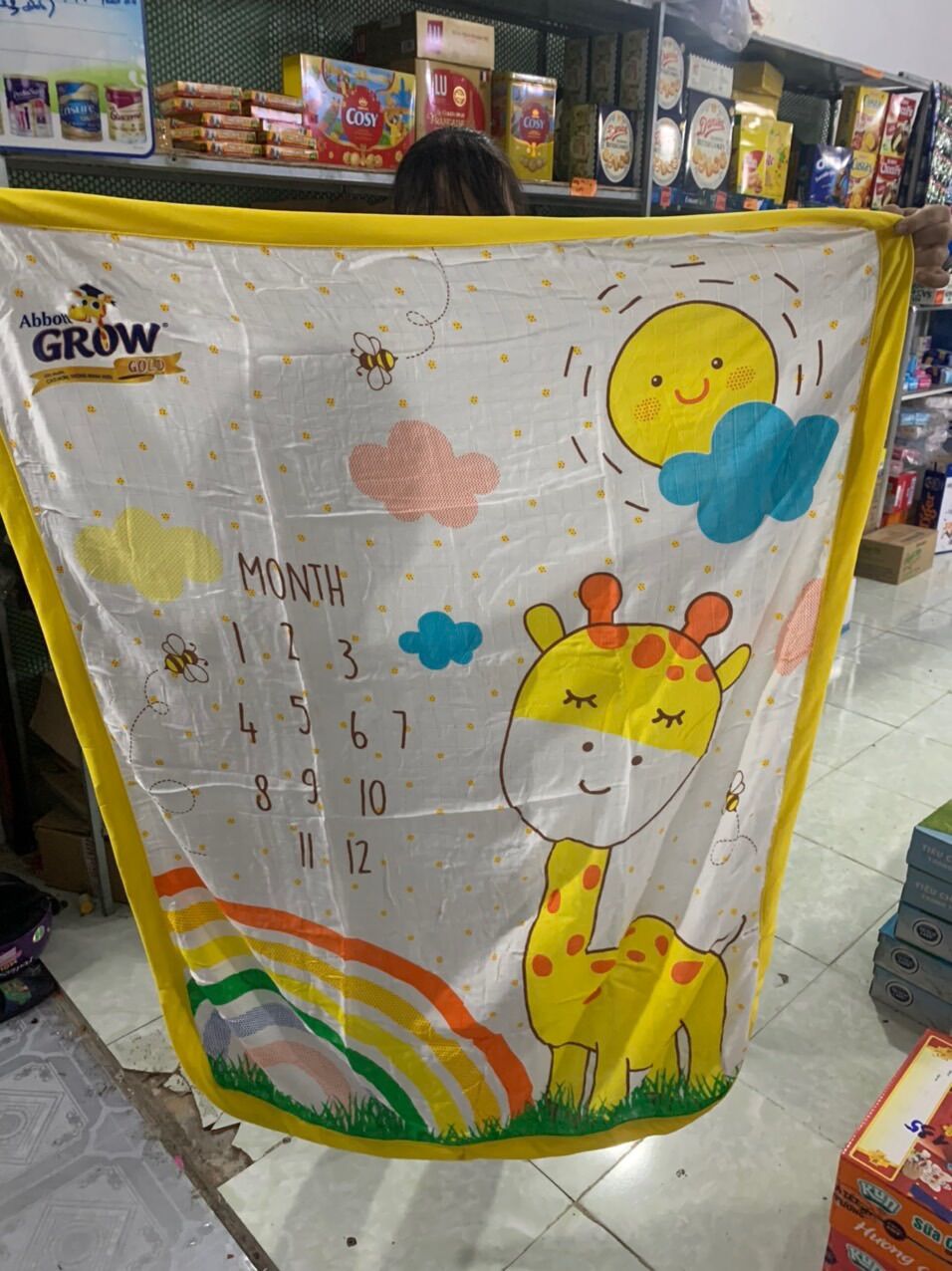 ———Mền sợi tre cho bé-hkm Grow Abbott