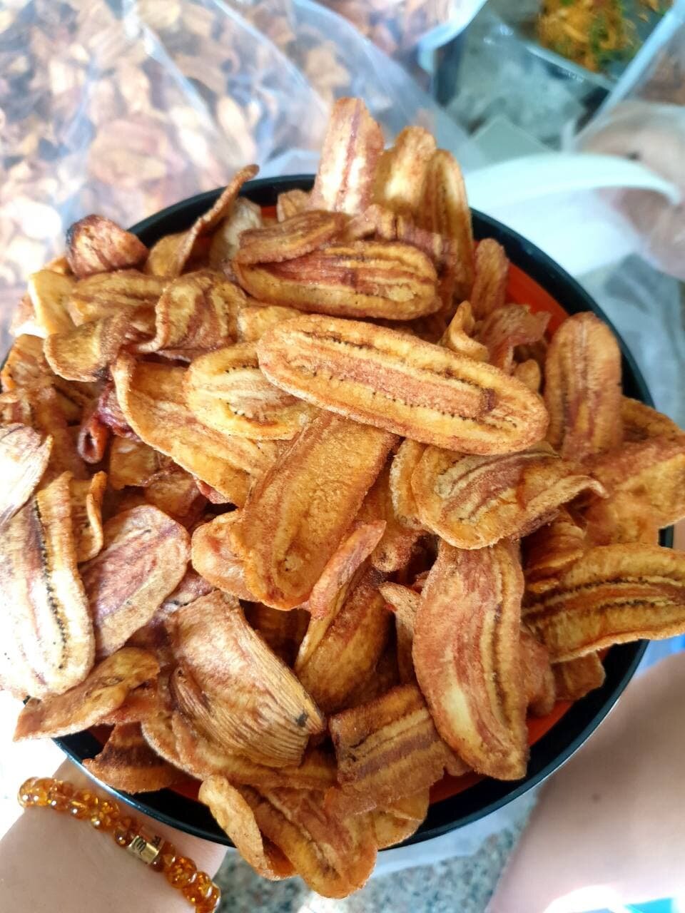 chuối gia lai sấy giòn 500g