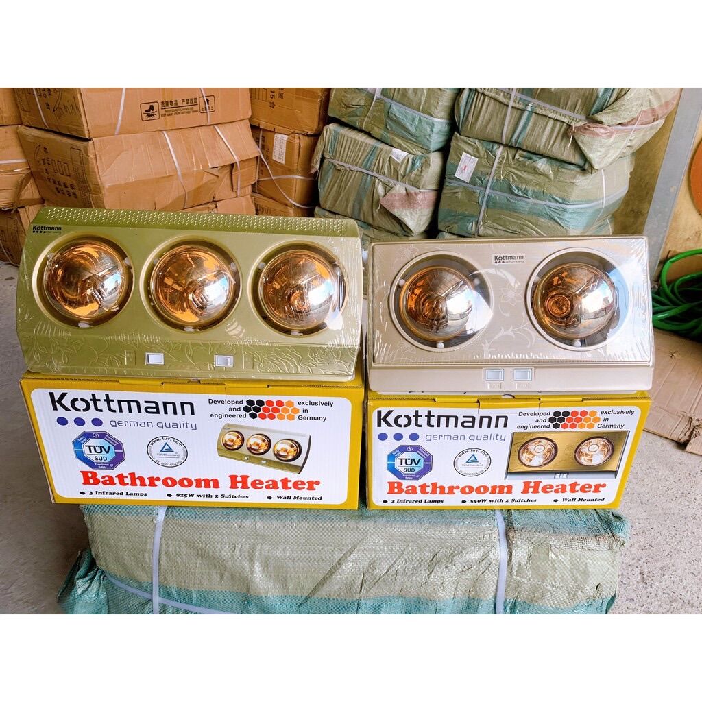 Đèn sưởi nhà tắm cao cấp 3 bóng Kottman