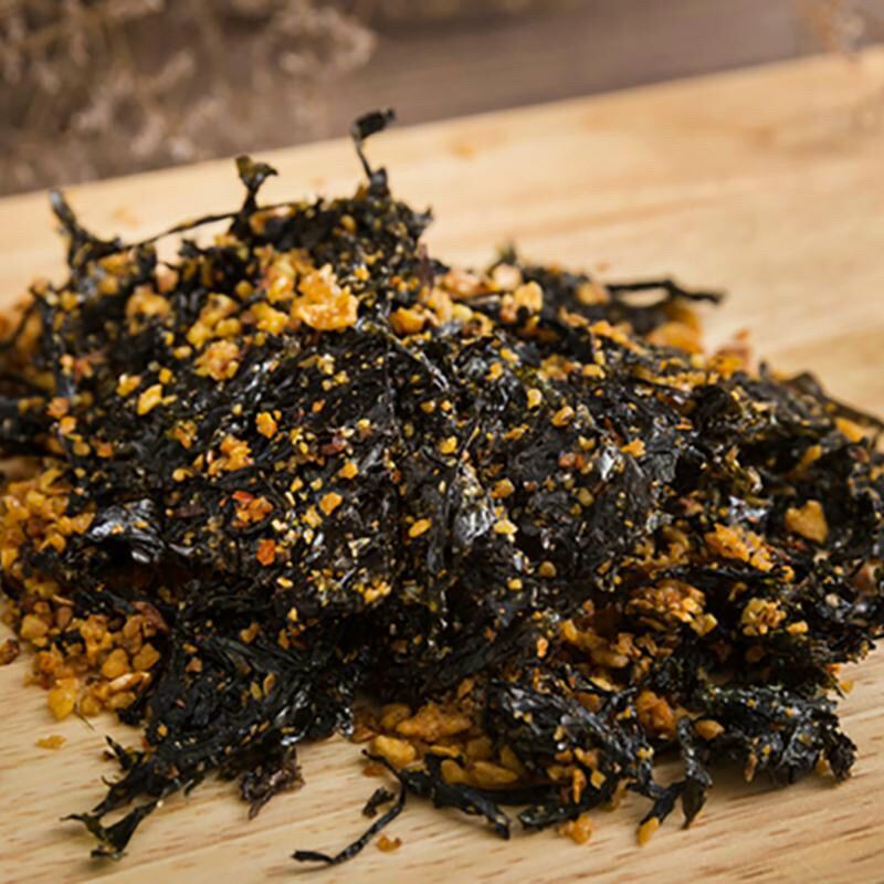 rong biển cháy tỏi mè 200g