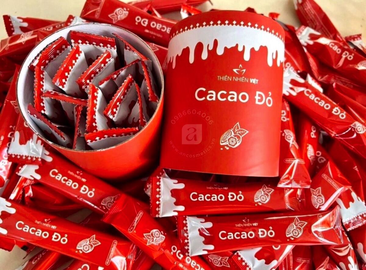 Ca cao đỏ cacao đỏ thiên nhiên việt hỗ trơ giảm cân