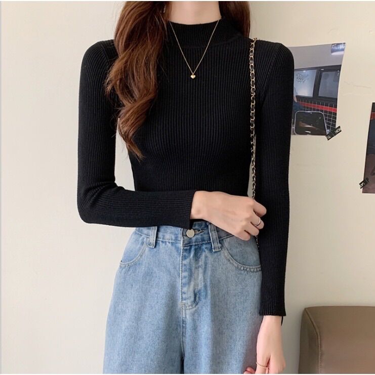 ÁO LEN TĂM NỮ CỔ 3P SIÊU HOT