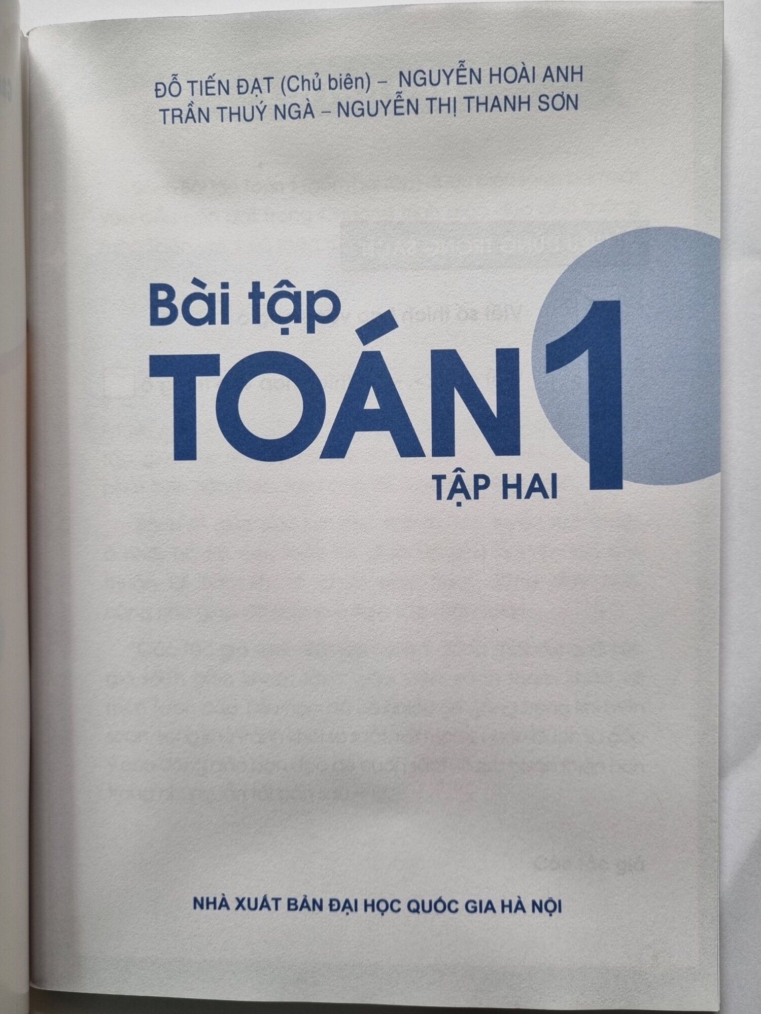Sách - Bài tập toán 1 tập 2 (Cánh Diều)