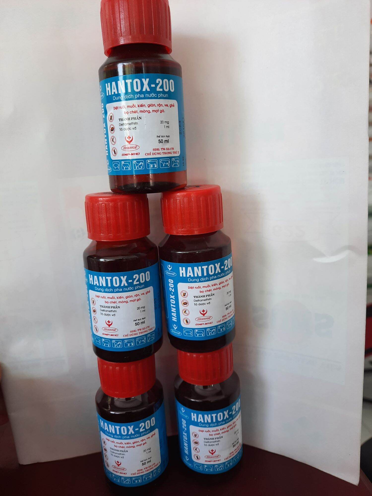 HANTOX-200 DUNG DỊCH PHA NƯỚC PHUN VE, KIẾN, GIÁN