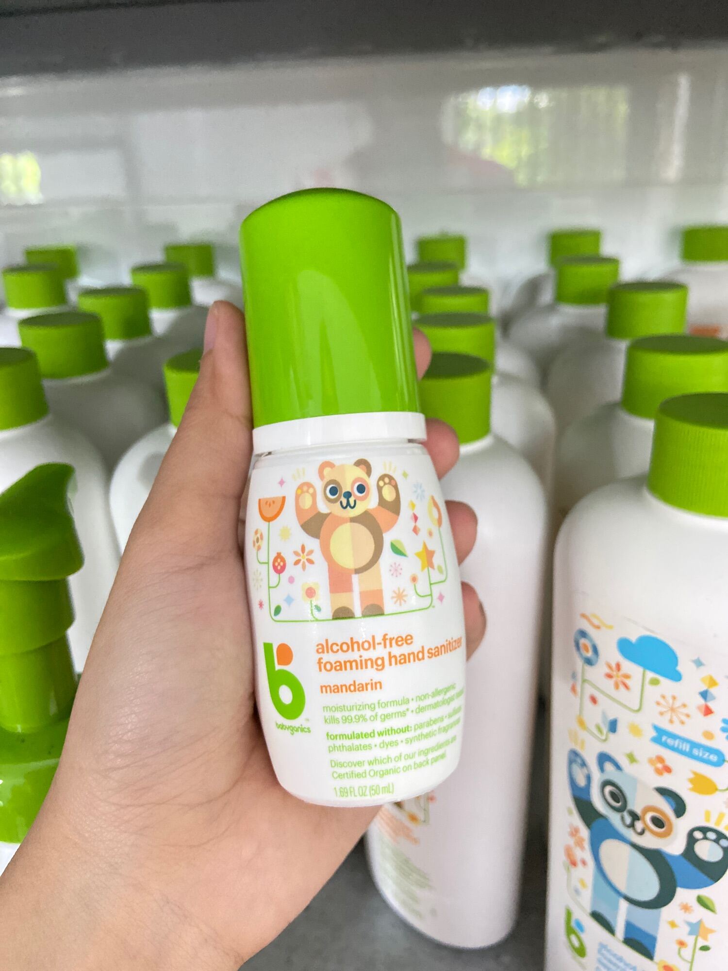 Nước Rửa Tay Khô Babyganics Dịu Nhẹ An Toàn Cho Bé 50ml