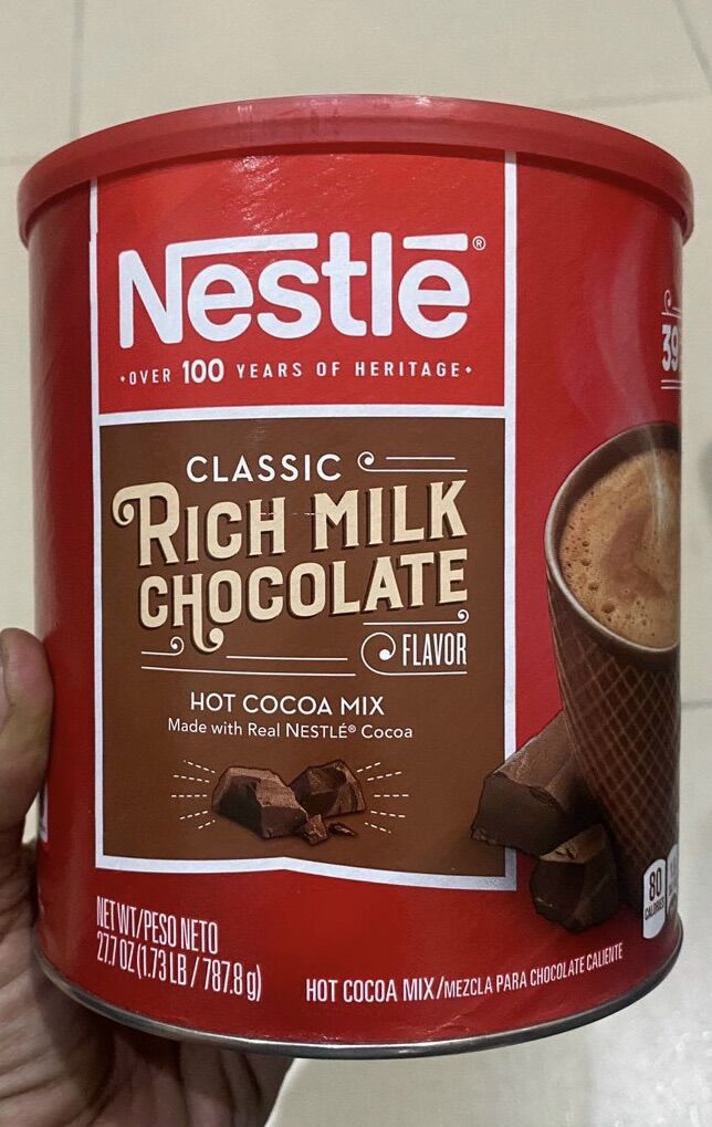 Cacao Sữa Nestle Classic Rich Milk Chocolate 787.8g. Nhập khẩu Mỹ.