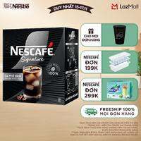 [FREESHIP TOÀN QUỐC] Cà phê đen hòa tan NESCAFÉ Signature Hộp 10 gói ĐẬM ĐÀ TUYỆT HẢO