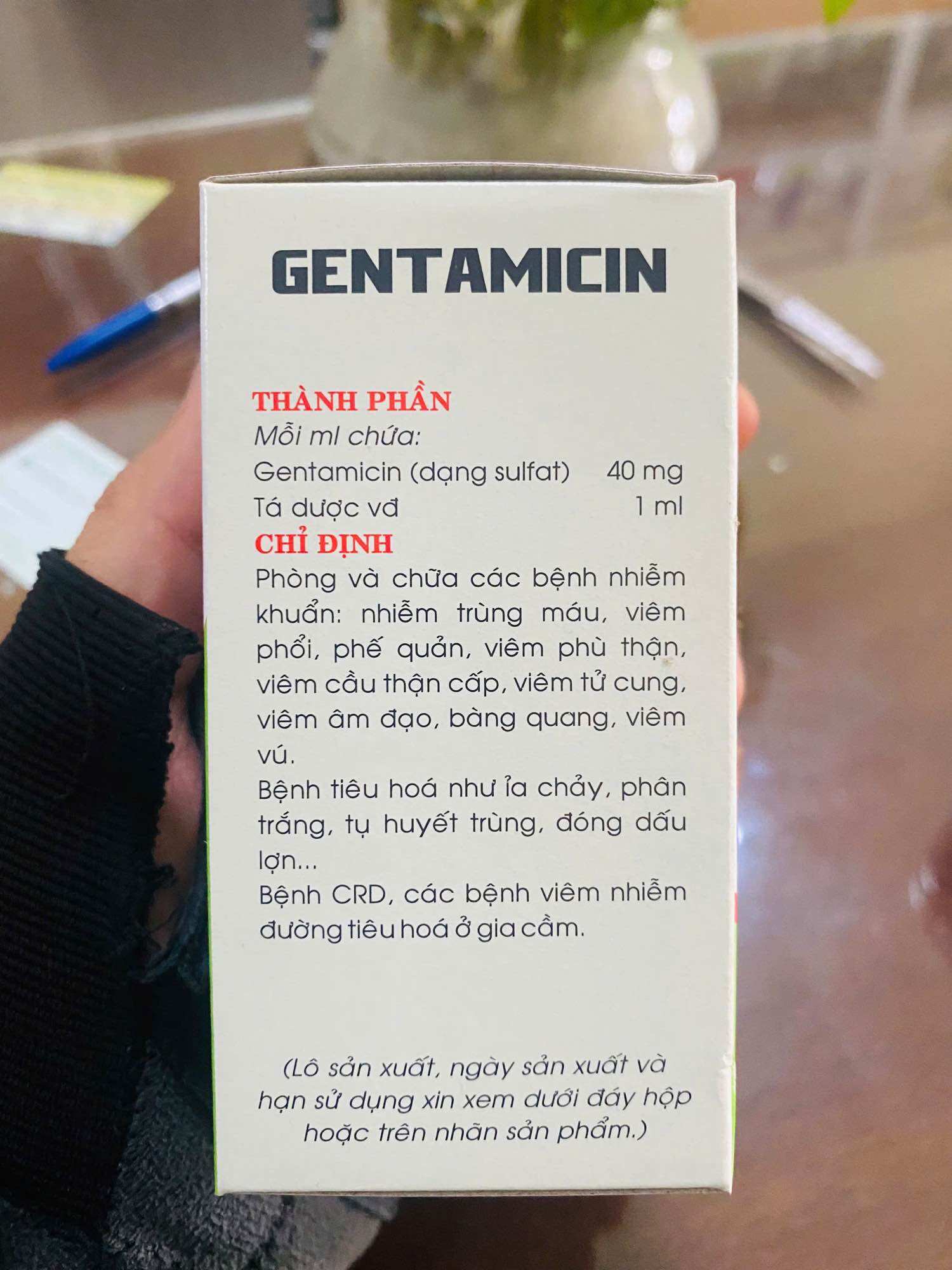GENTAMICIN (100ml) hanvet_ chỉ dùng trong thú y