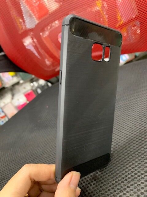 Ốp Samsung Note7 / Note Fe đen dẻo xịn vân nhôm