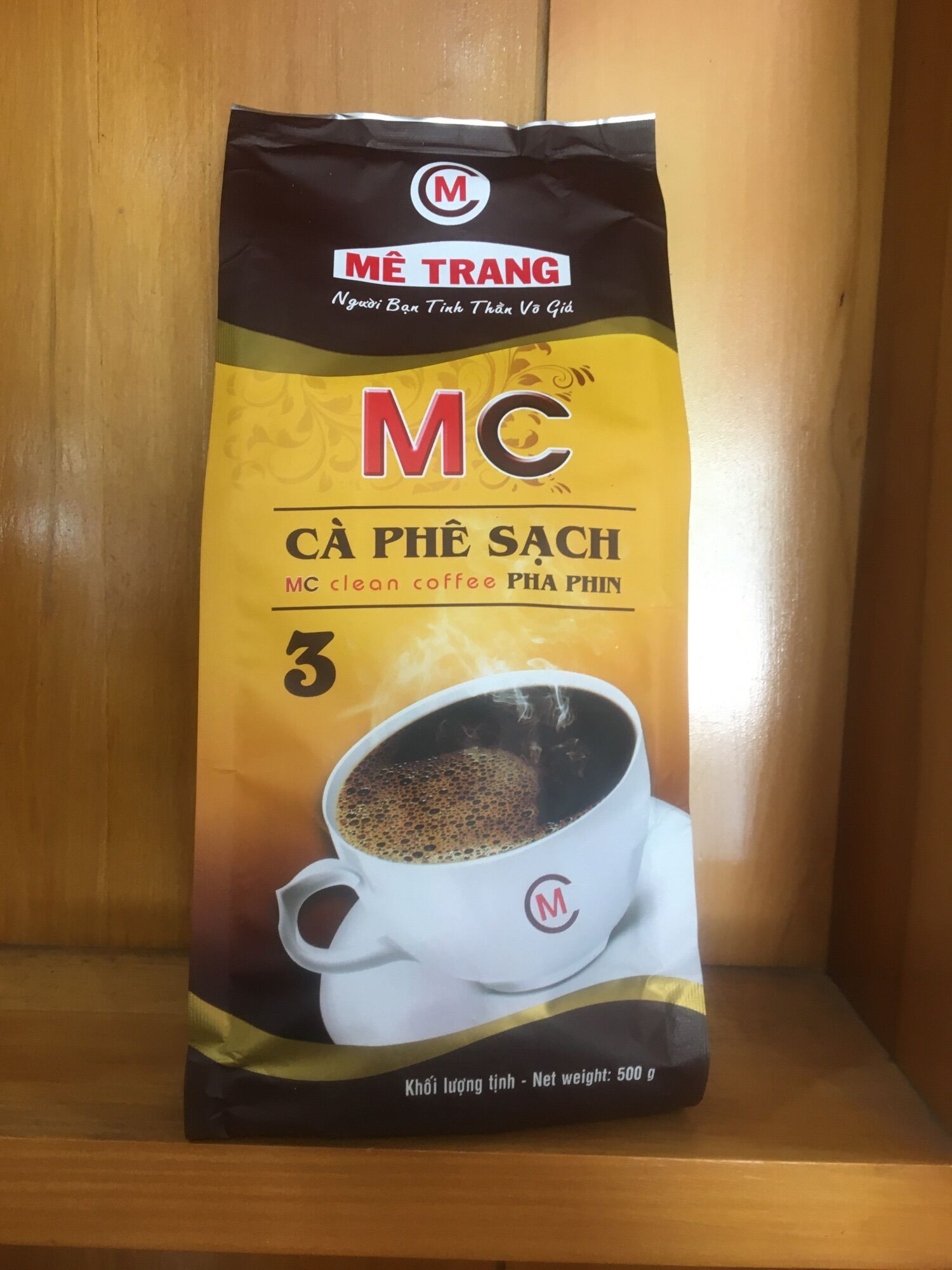 Cà phê bột pha phin MC3 Mê Trang 500g.