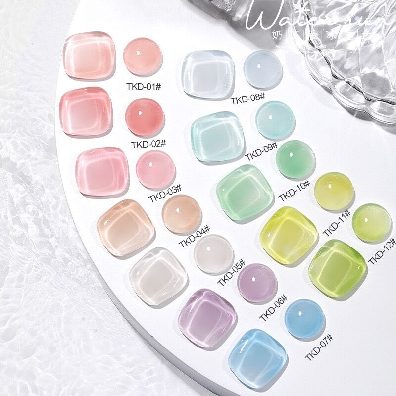 Set sơn gel Thạch 12 màu Pastel Macaron Milan siêu đẹp