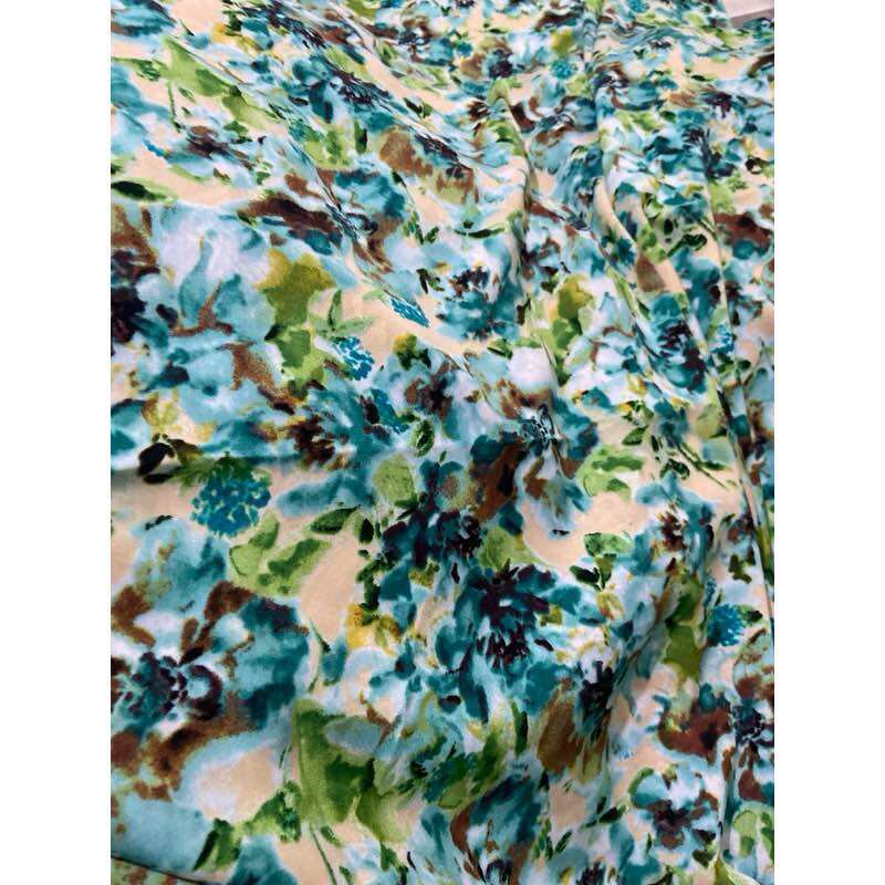 2m x 1m5 vải lụa mango hoa sang may áo dài đầm váy bộ
