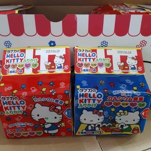 [HCM]Gia vị rắc cơm Hello Kitty Nhật (Date 2022)