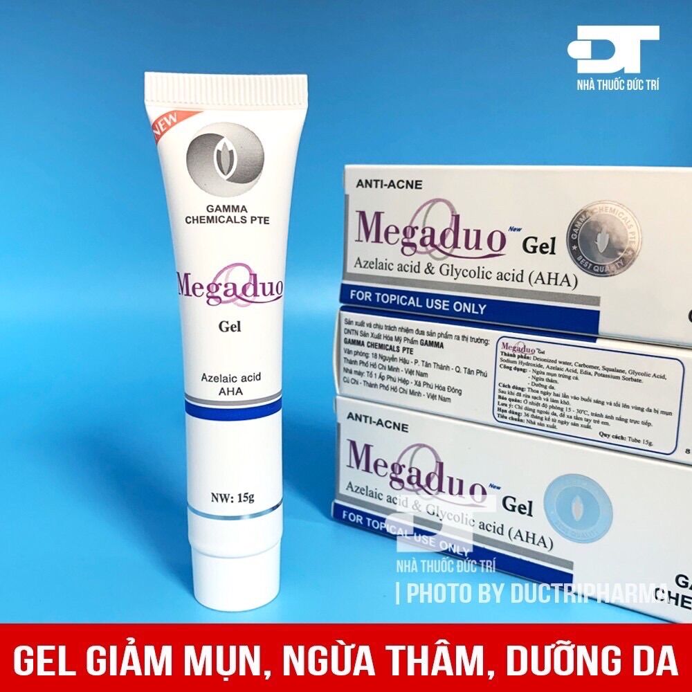 Megaduo gel- mụn bọc, mụn mủ, mụn viêm, mụn trứng cá, mụn đầu đen, mụn ẩn trên da