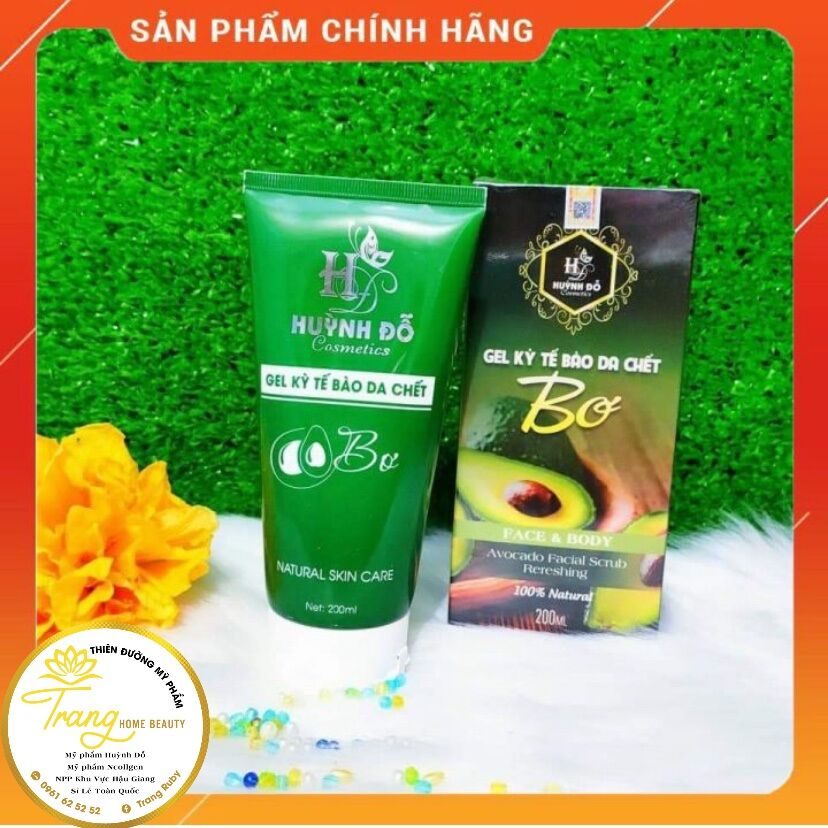[HCM] Tẩy tế bào chết bơ Huỳnh Đỗ, Tẩy da chết mặt, tẩy tế bào chết body