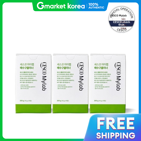 Thuốc thông cống Sescose MyLab 40g x5 gói x3 Sản phẩm vệ sinh cần thiết hàng ngày