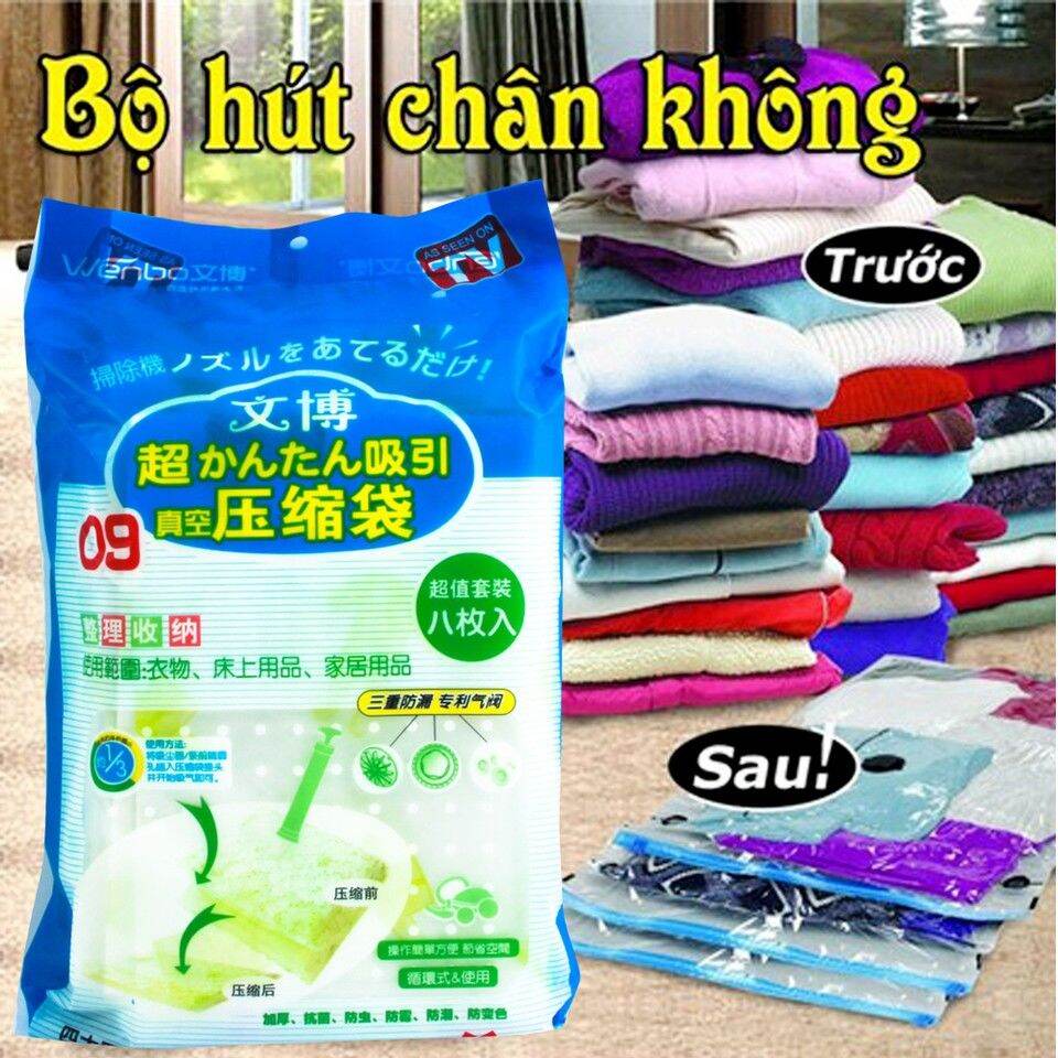 Vacuum bag with pump [08 bags]