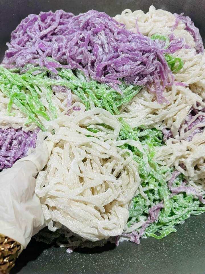1kg thạch sắn dây nấu chè trà sữa