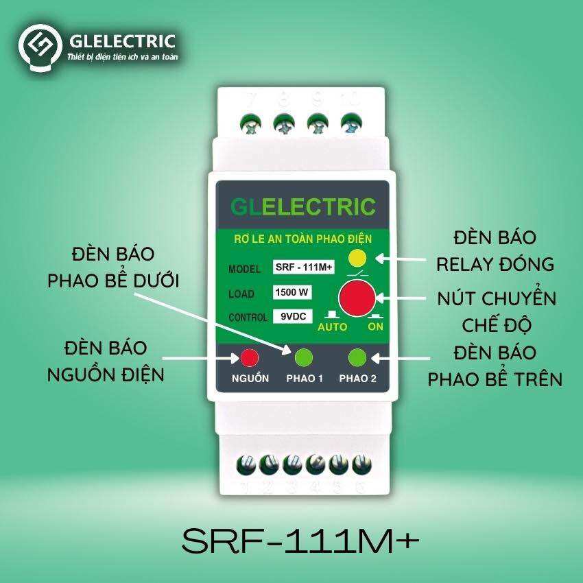 Rơ le an toàn phao điện cao cấp srf-111m, srf-111m plus