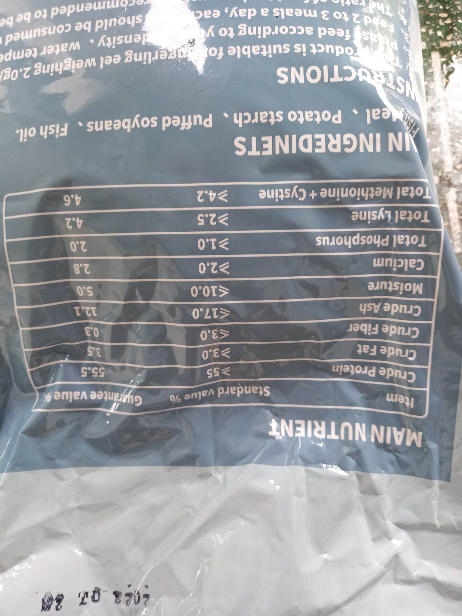 Cám cá chình Fooshee 55 đạm cho lươn bột