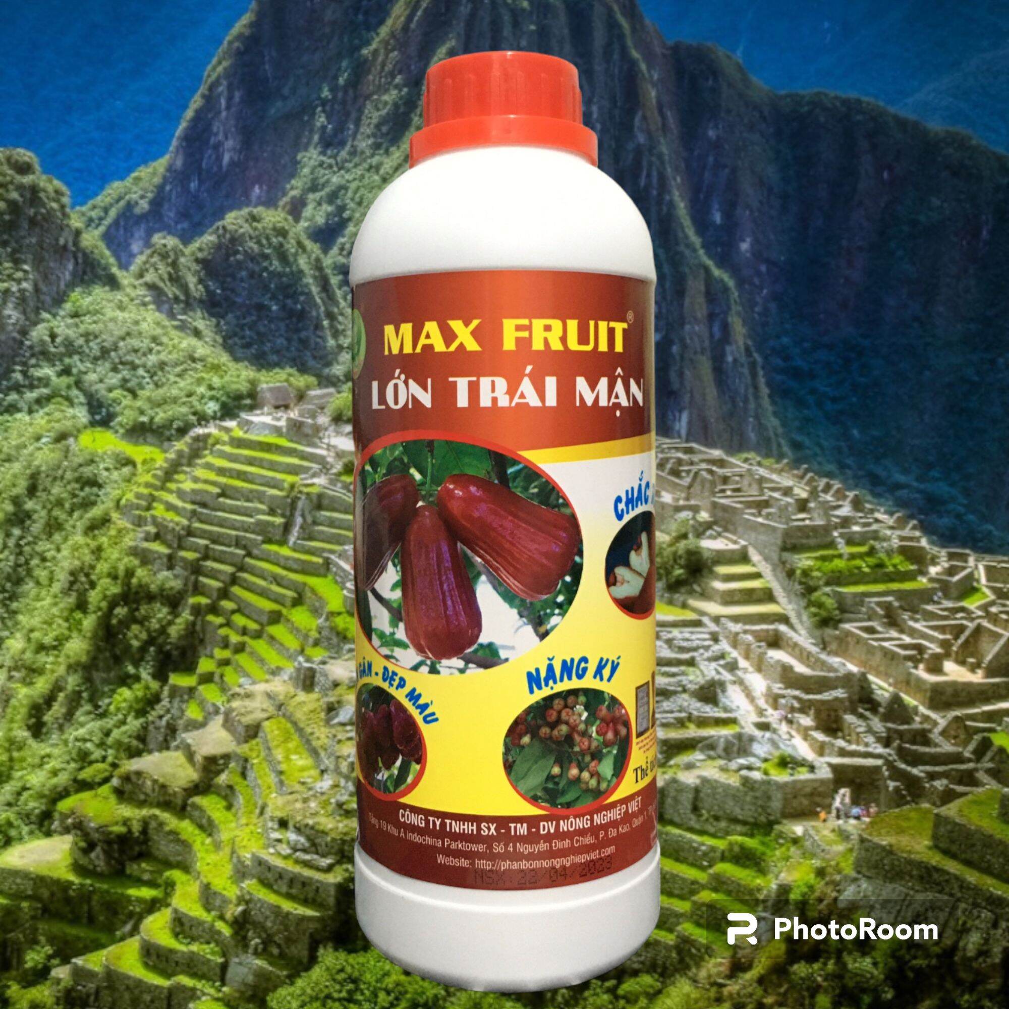 Phân bón max fruit lớn trái mận. chai 1l