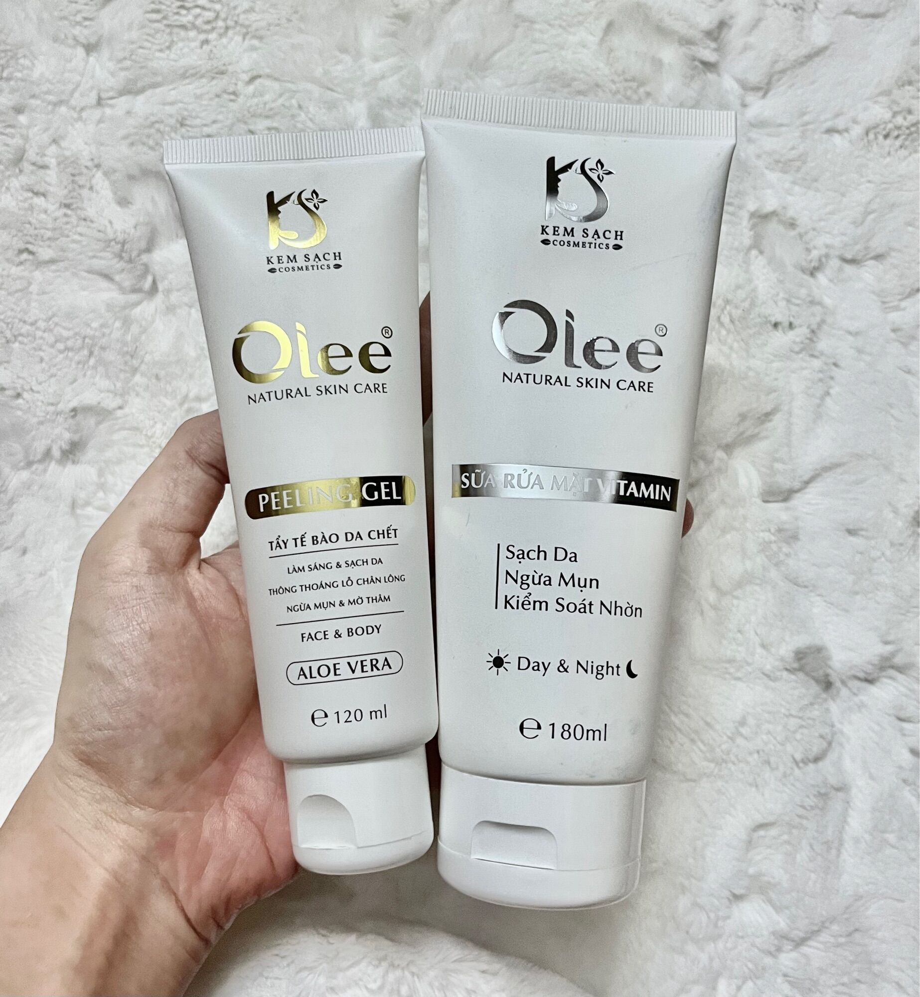 [TẶNG TẨY TẾ BÀO CHẾT] SỮA RỬA MẶT VITAMIN OLEE