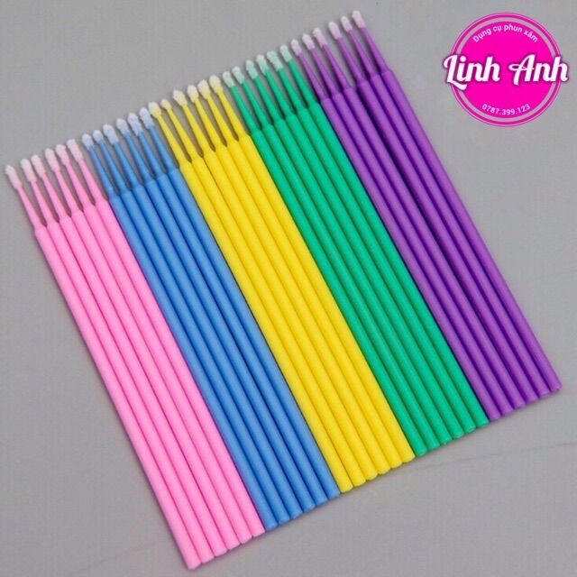 Bịch 100 Tăm Bông Ủ Tê Dạng Gói Túi