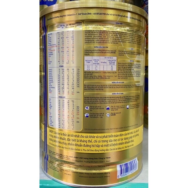 Sữa Enfamil A+ số 1 1,7kg