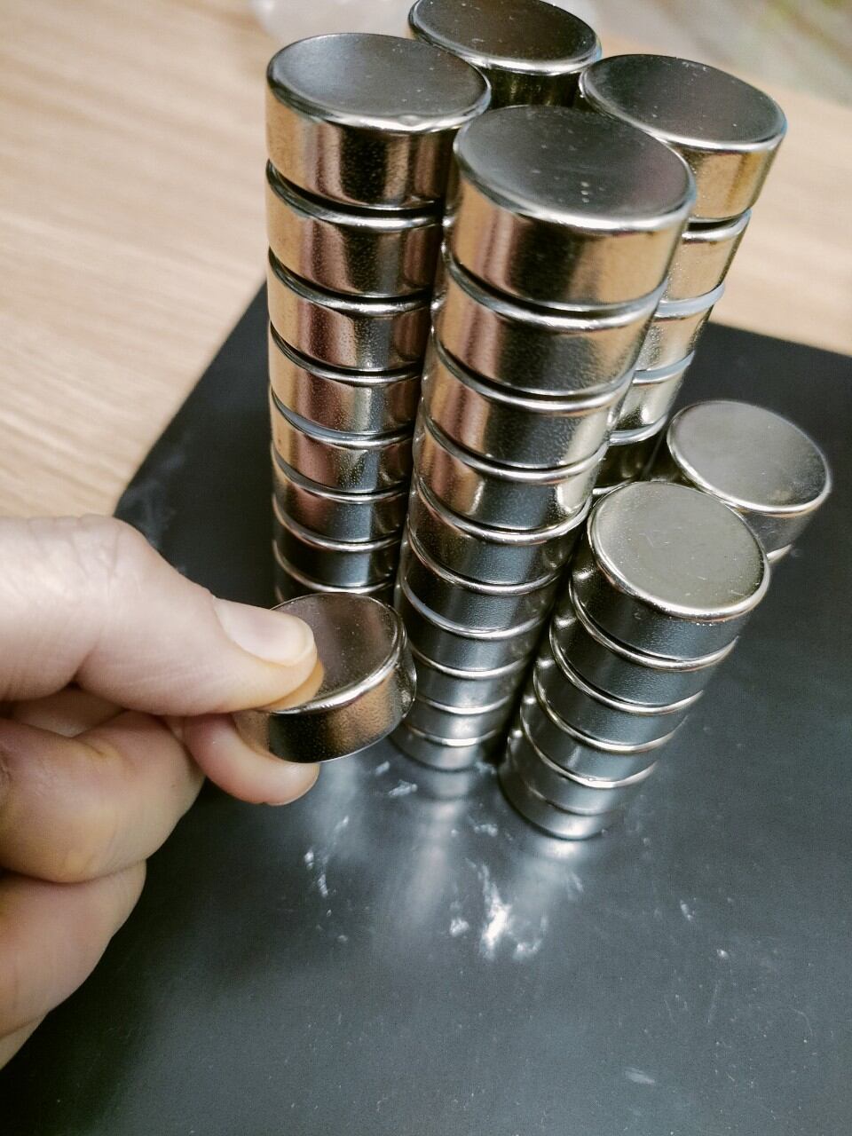 Nam châm viên 25x10mm lực hút siêu mạnh