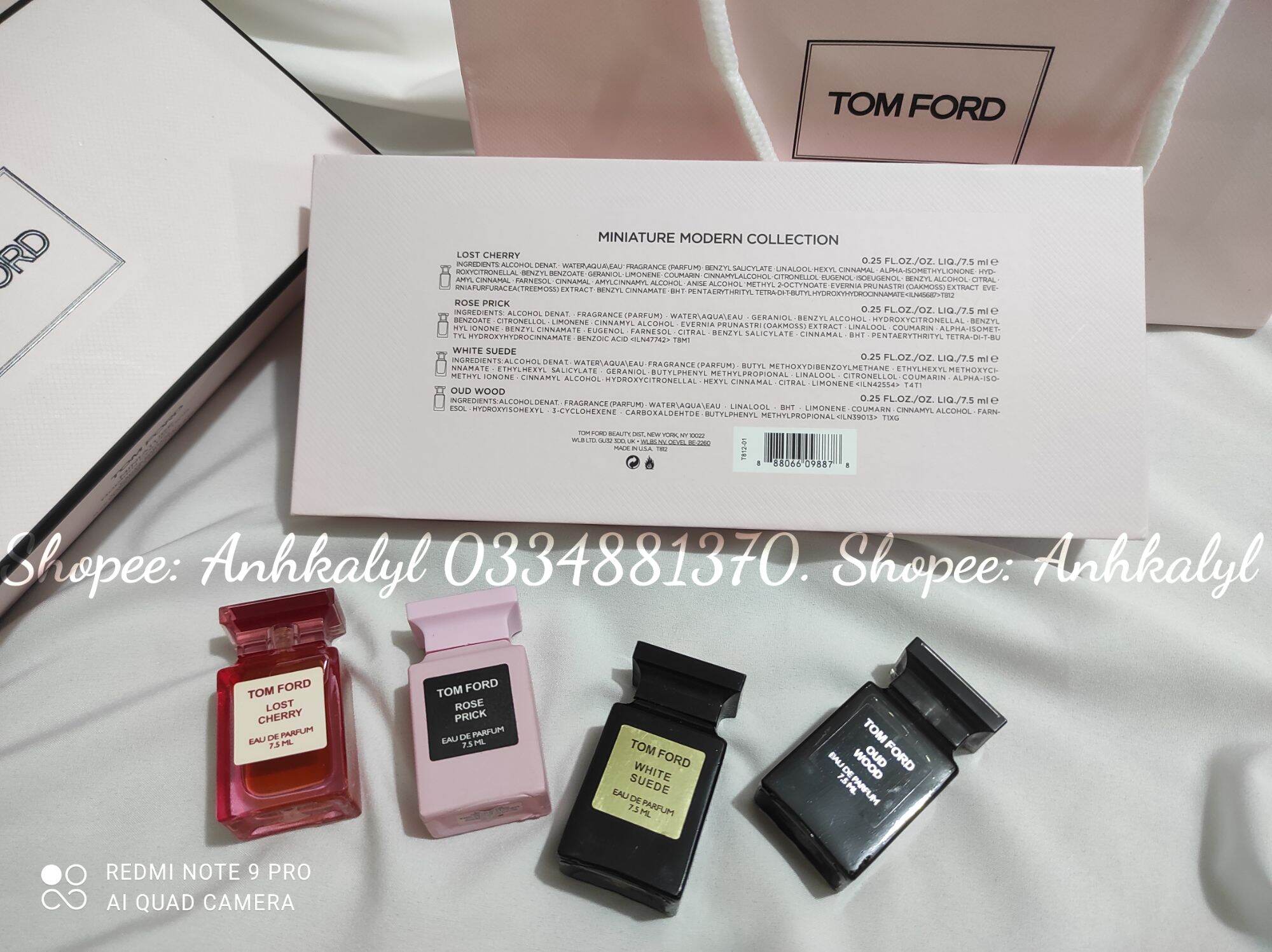 Set Nước Hoa Tom Ford 4 Chai 75Ml/C
