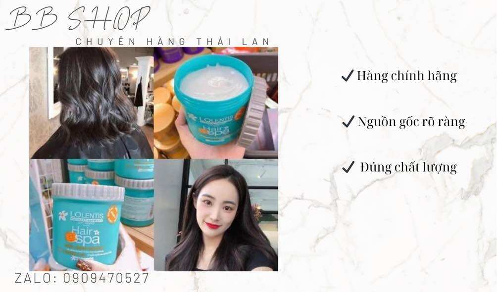 Kem ủ tóc lolentis hair spa thái lan