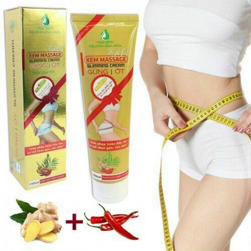 Kem tan mỡ bụng massager