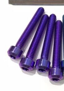 Ốc két 6li4 trụ titan  Gắn két nước kiểu  hoặc ốc lóc máy chất liệu titan