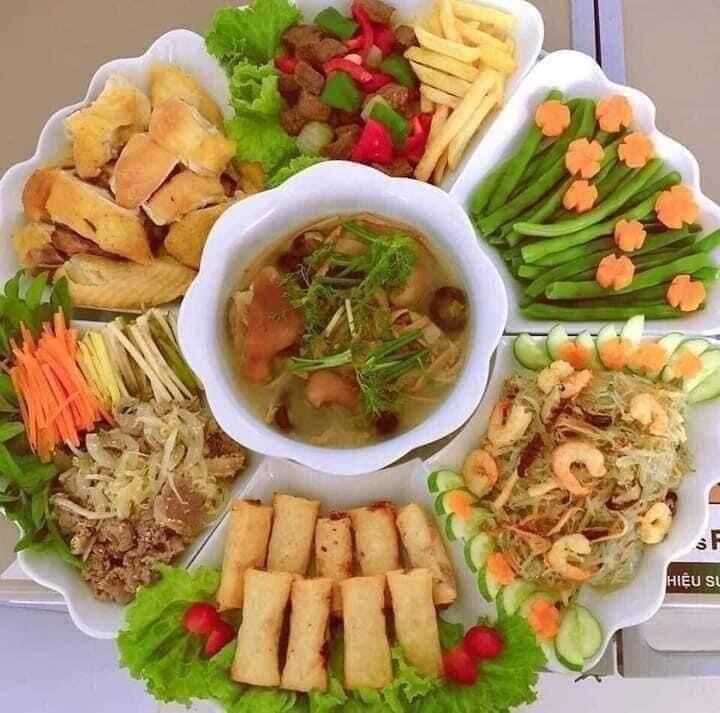 Bộ tô đĩa Hoa Mặt Trời 7 món