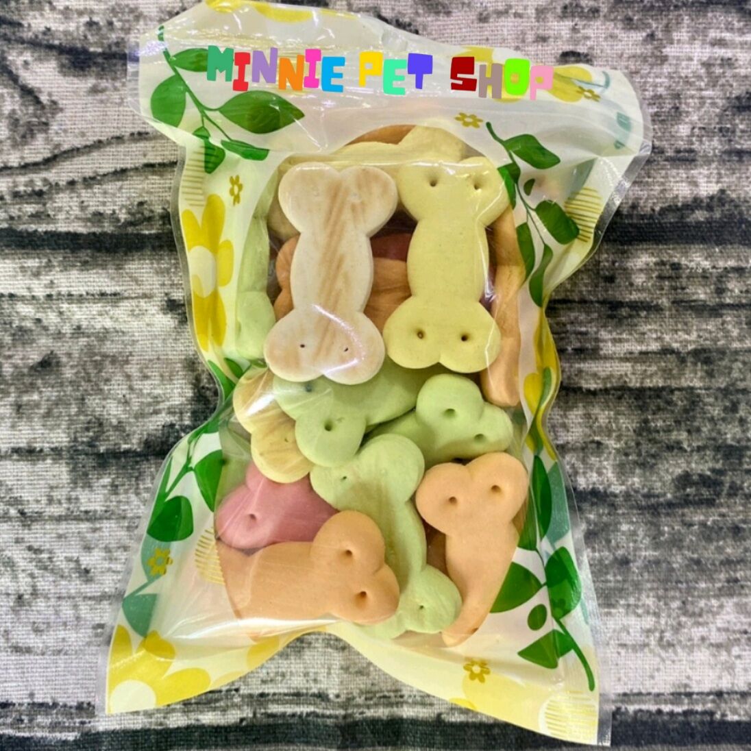 Bánh xương sữa mài răng canxi cho hamster, thỏ, chó,...