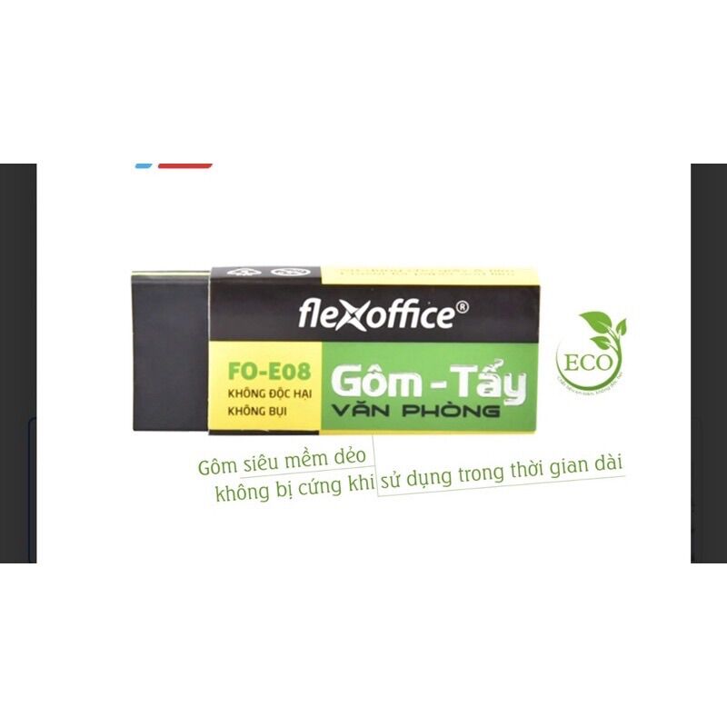 Gôm tẩy xóa chì Flexoffice FO-E08 (1cục)