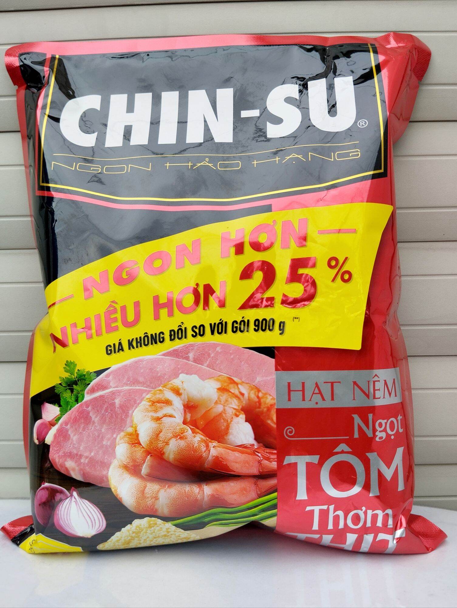 Hạt Nêm Chinsu Tôm Thịt 1,125Kg Ngon Rẻ (Date Mới)