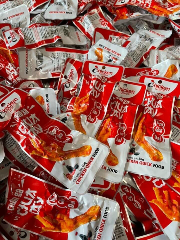com bo 30 chân gà chua cay việt nam