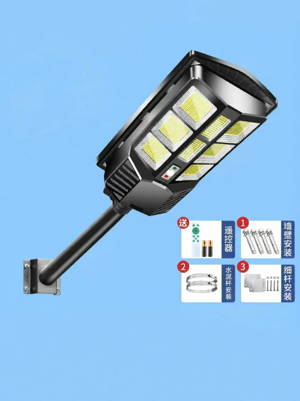 YANGGUANGWUYU | Đèn LED Ngoài Trời Siêu Sáng Chống Nước Có Cảm Biến Người