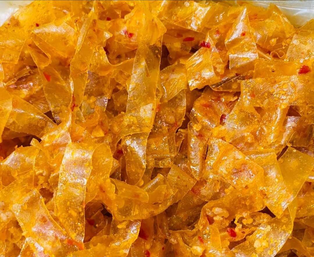 100gr Bánh tráng sate cầu đúc long an