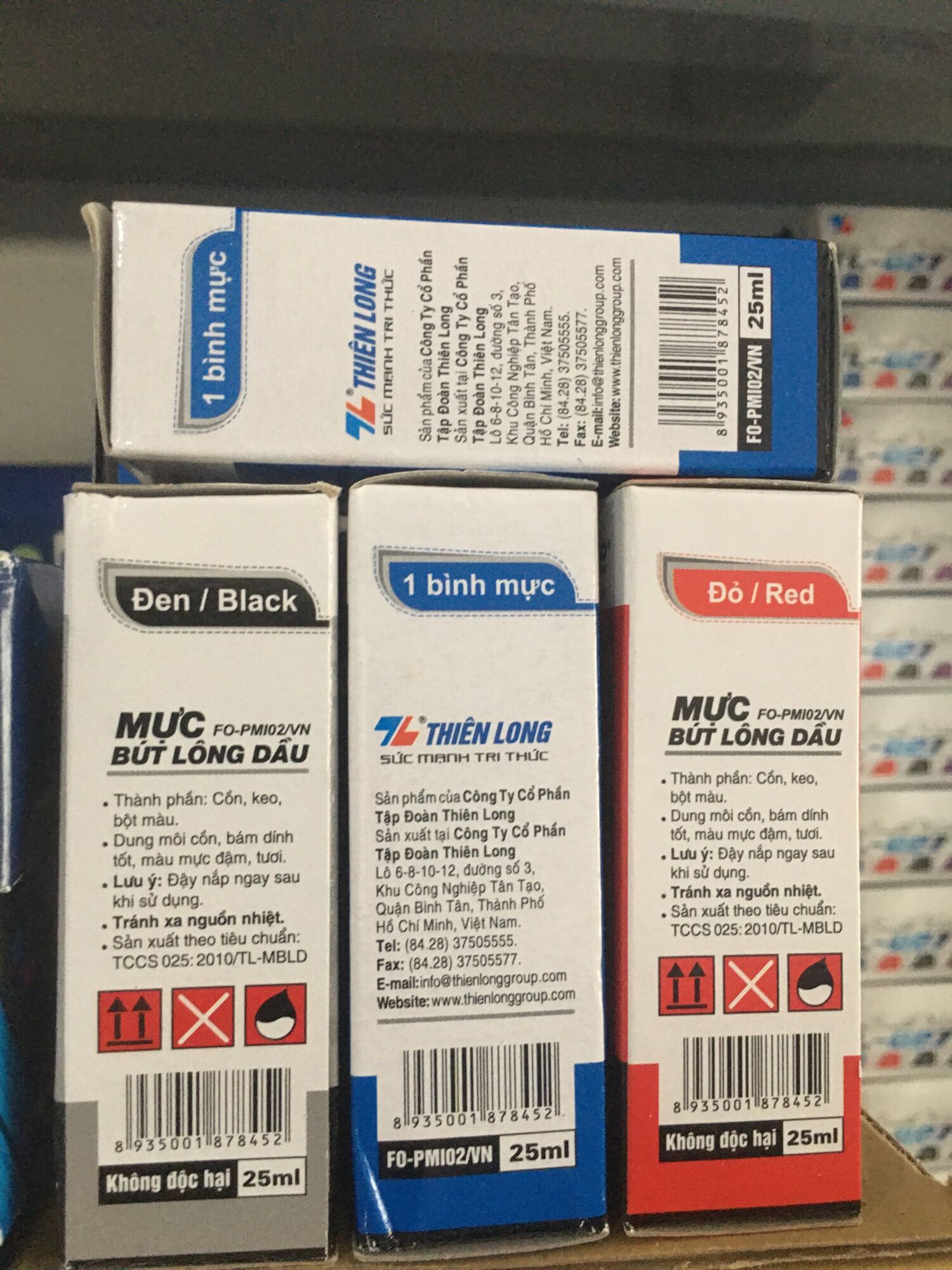 [HCM]Bình mực bút lông dầu Thiên Long FO-PMI02