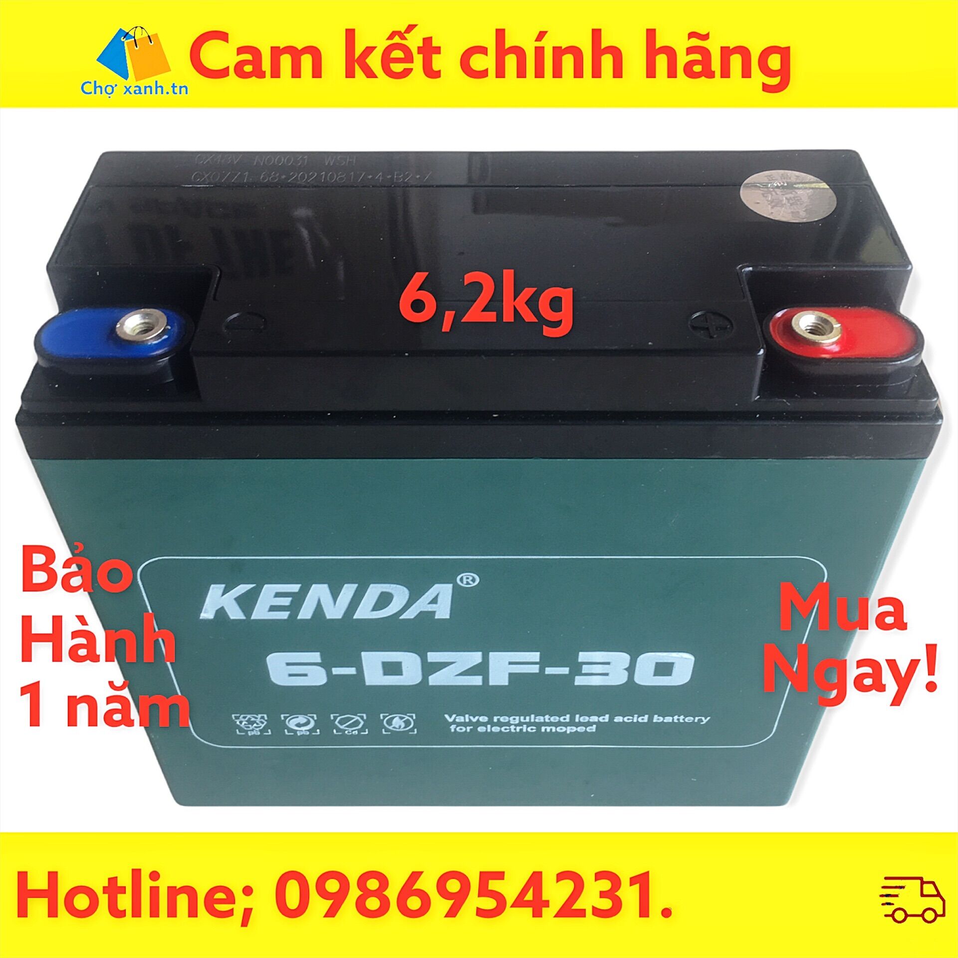 Bình acquy xe máy điện 12V 30Ah