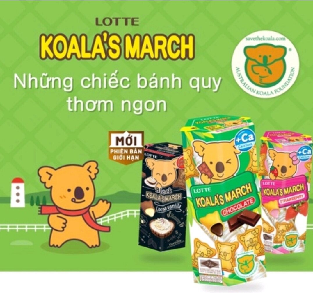 Bánh gấu nhân sô cô la Koala's March