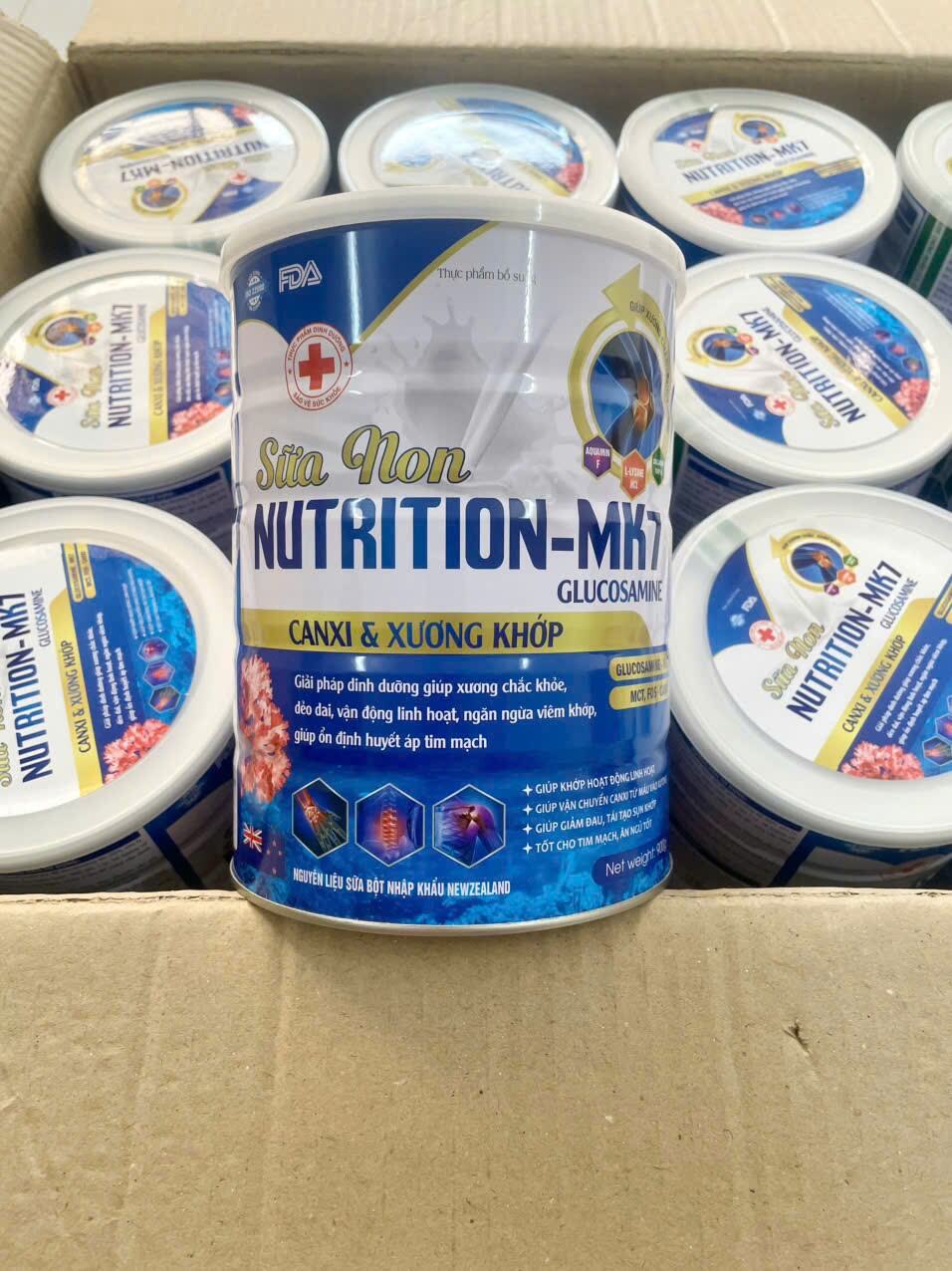 Sữa non Nutrition -MK7 900GR hỗ trợ xương chắc khoẻ