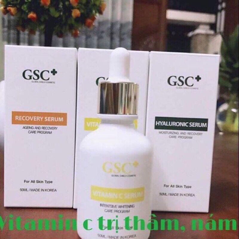 Serum VTMC trắng da, se khít lỗ chân lông 50ml GSC