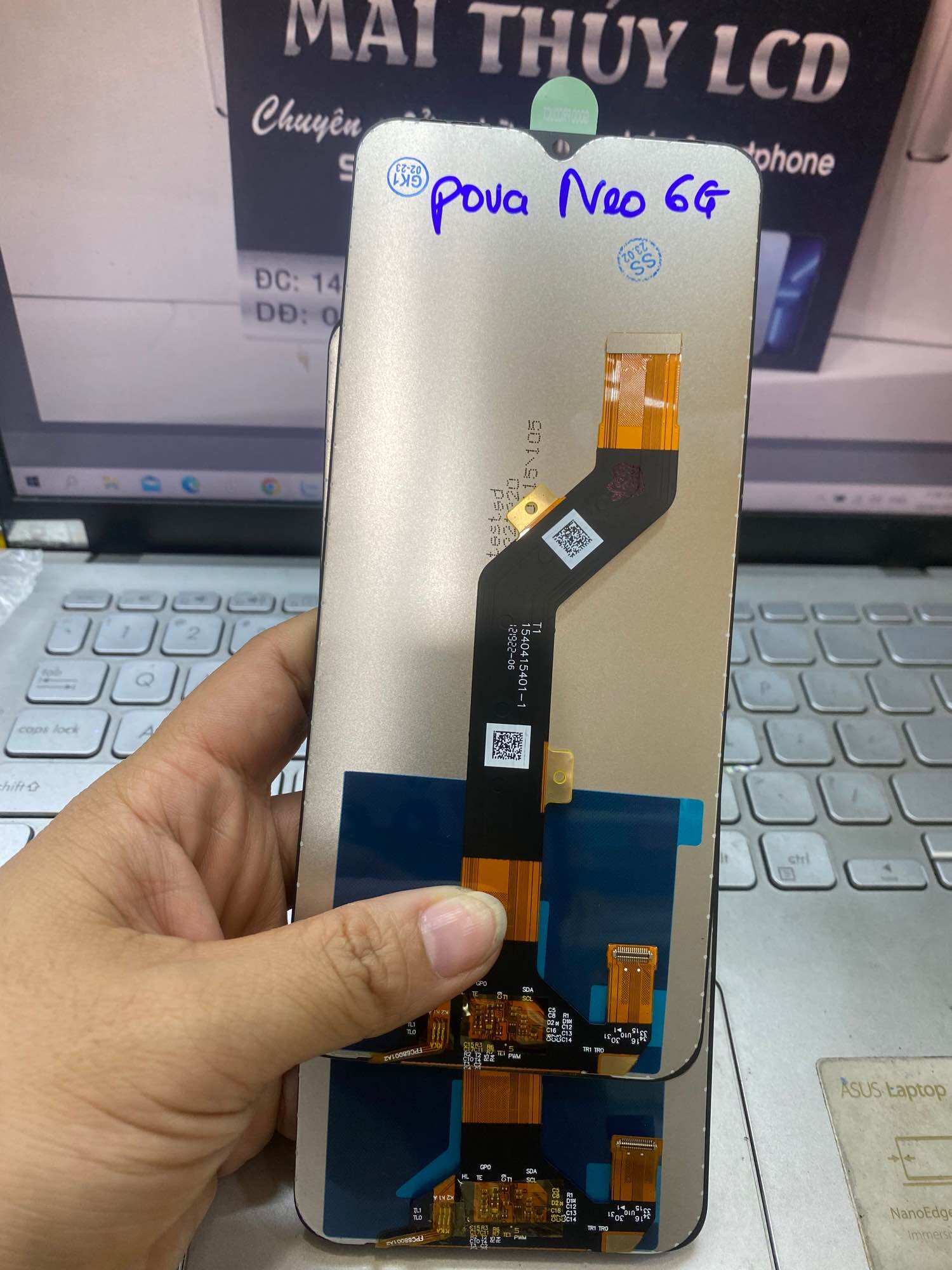 Màn hình tecno pova neo 6g