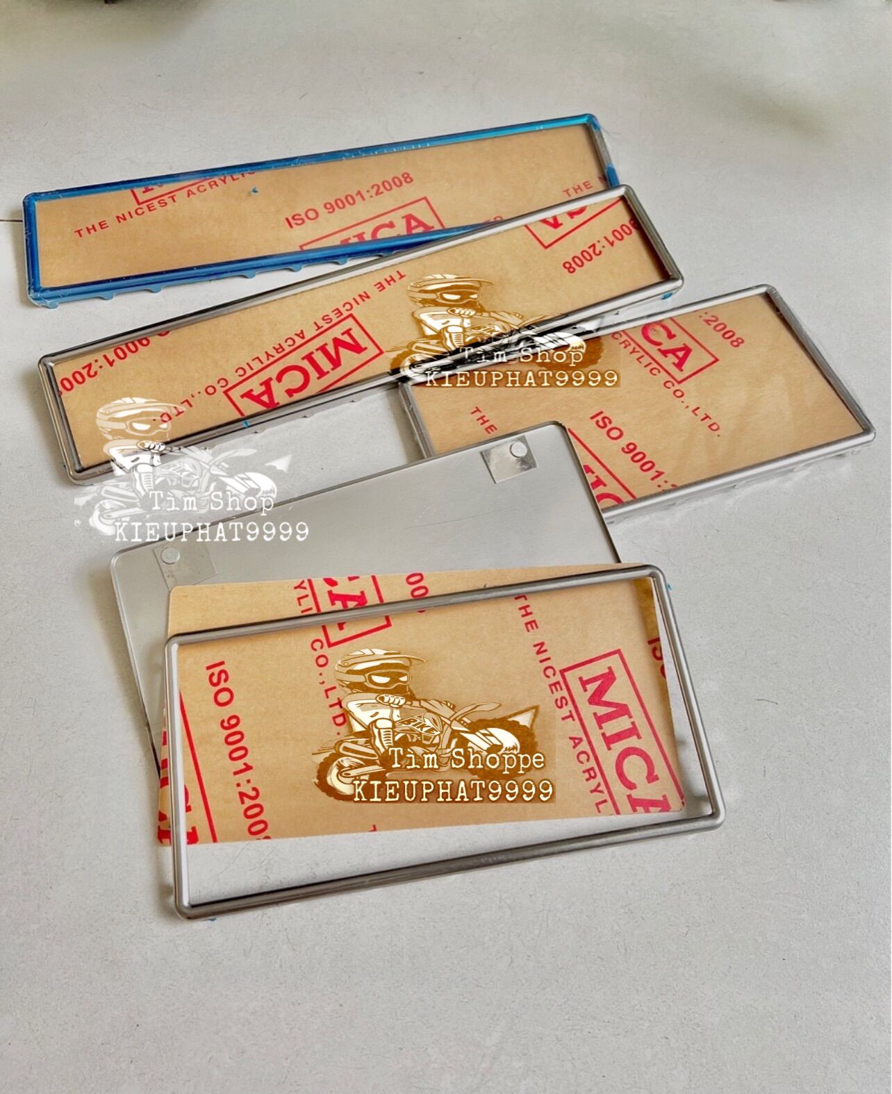 Khung biển số ô tô inox mới_ biển số xe hơi inox dày