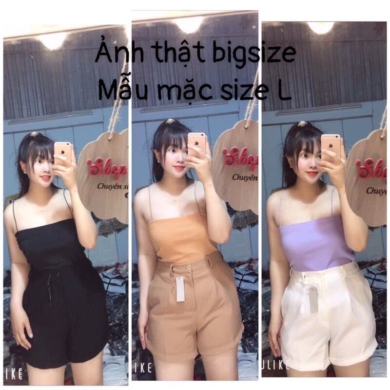 (SHOP TÁO ĐỎ BIGSIZE 50kg đến 90kg) QUẦN SHORT CẠP CAO, quần đùi túi xẻ